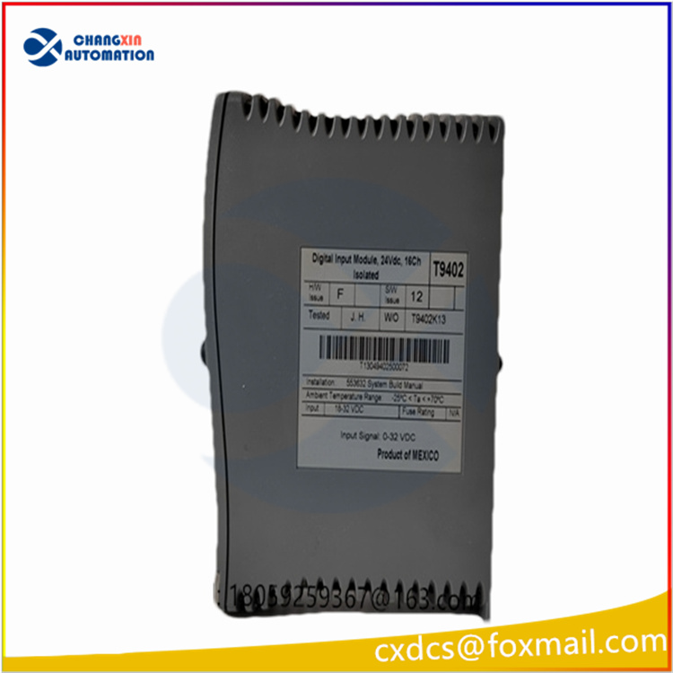 ICS TRIPLEX T9402 三通道可信TMR 24 Vdc数字输出模 块