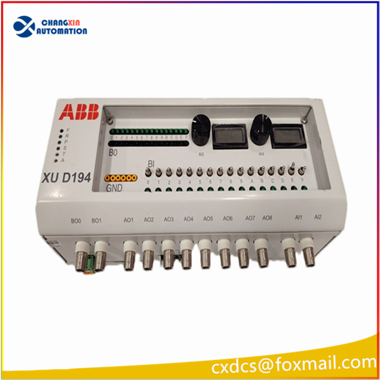 ABB XUD194A（3BHC018137R0001）远程控制接口模块