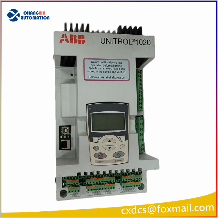 ABB UNITROL1020 UNS0119A-Z,V1 3BHE030579R0001 一体化数字励磁调节器（AVR）